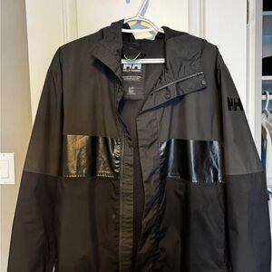 Helly Hansen Black Raincoat for Men